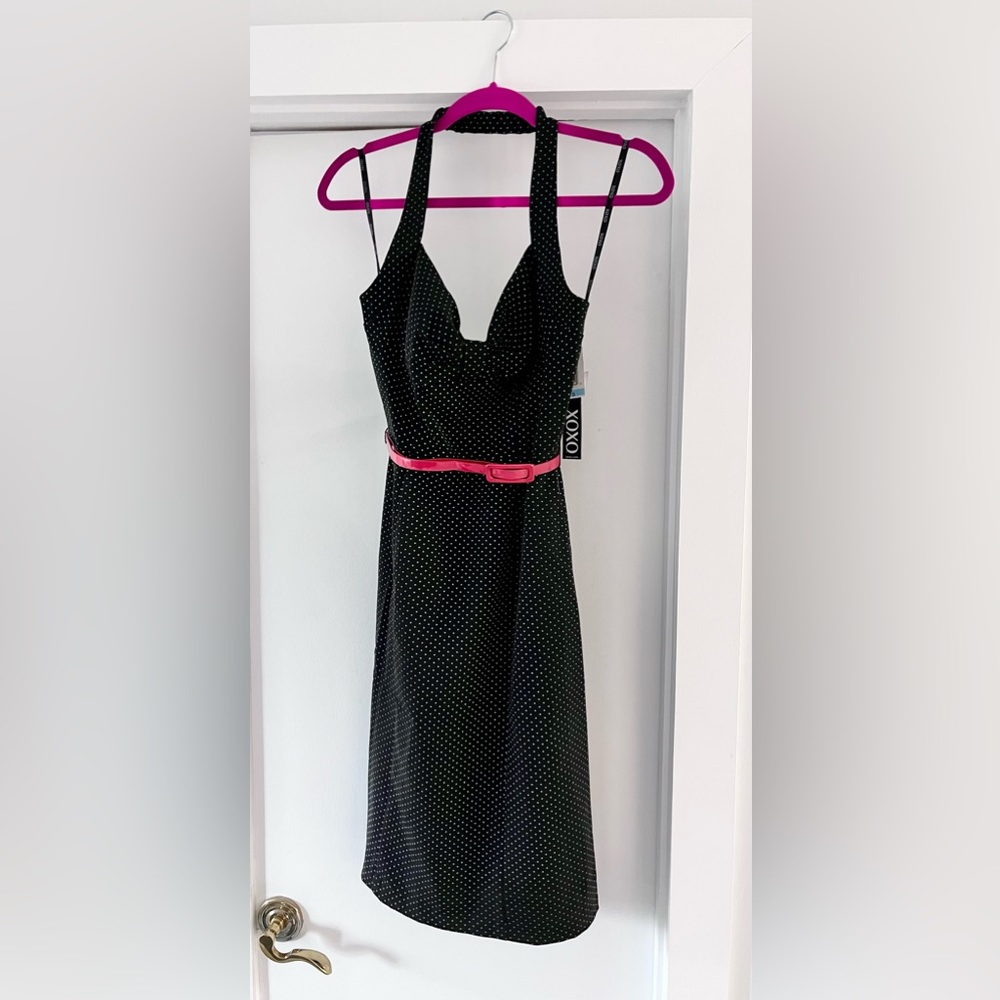 XOXO Swingers Betty Boop Polka Dot vintage fit and flare dresss NWT Sz5 - Picture 1 of 8